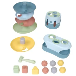 Ball Track, Shape Sorter + Pounding Bench - Set of 3