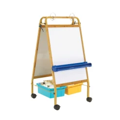 Bamboo Early Learning Station with 6 Tubs- Vibrant Combo