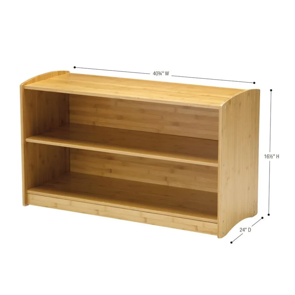 Bamboo Hide-away Shelf w/ Removable Whiteboard