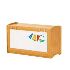 Bamboo Hide-away Shelf w/ Removable Whiteboard