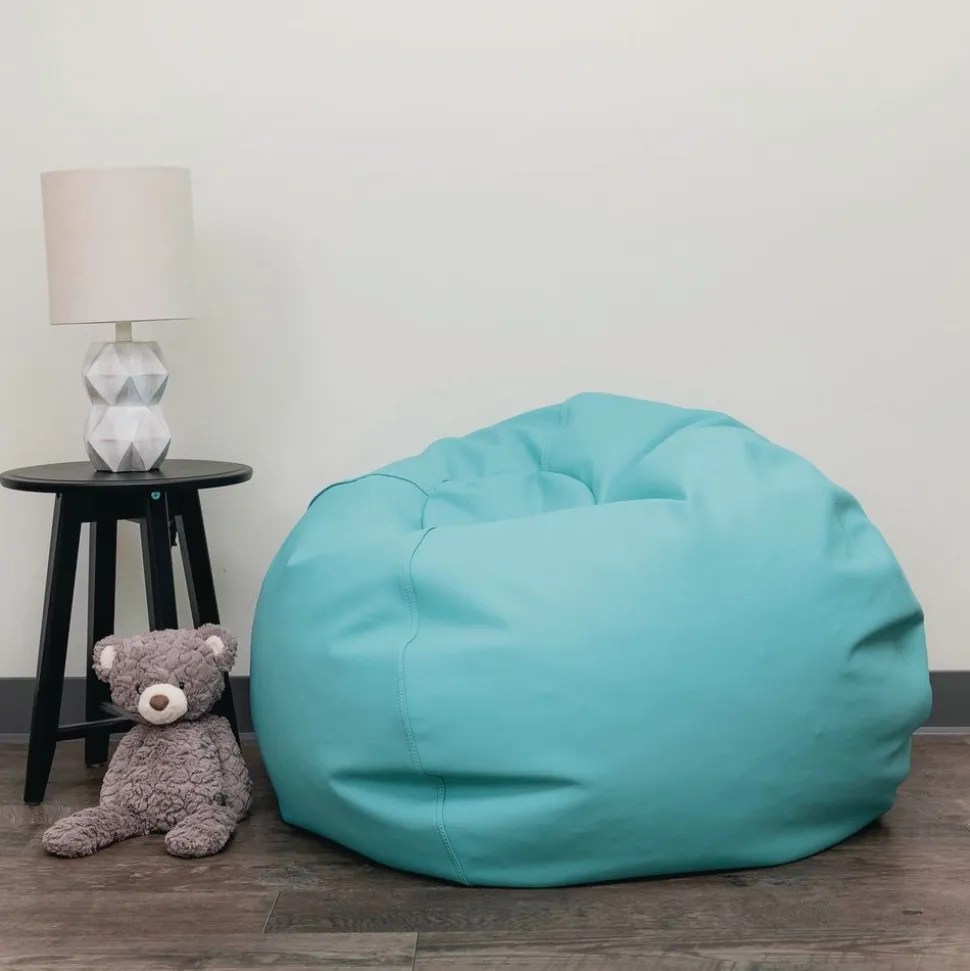 35" Bean Bag - Aqua