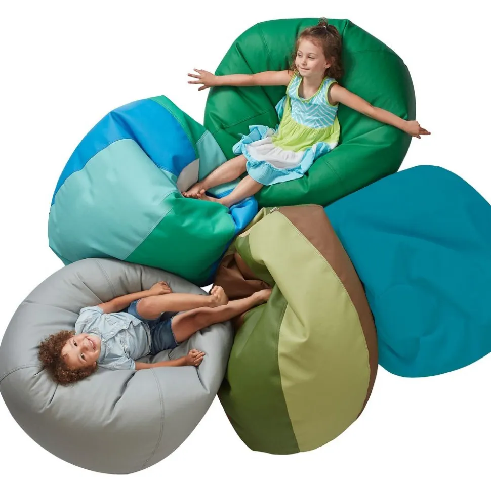 35" Bean Bag - Aqua
