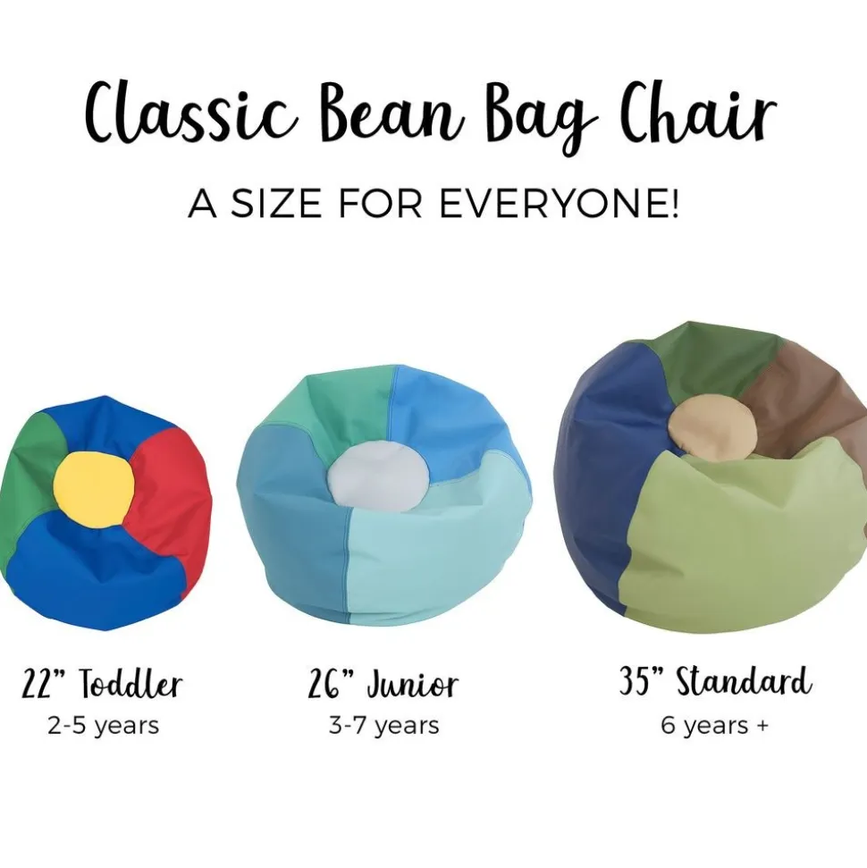 35" Bean Bag - Aqua