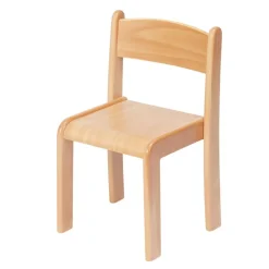 Beech Stacking Chair, 12" H - Pack of 4