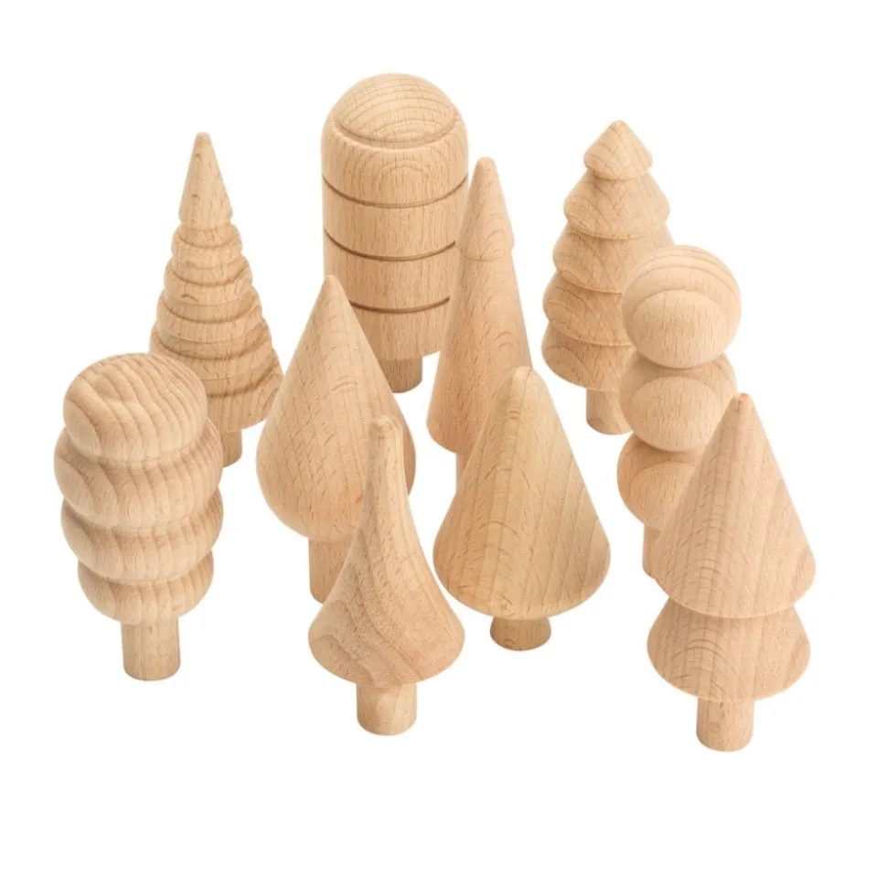 Beechwood Trees Set - Set of 10