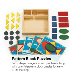 Beginner Pattern Block Puzzles - 35 Pieces