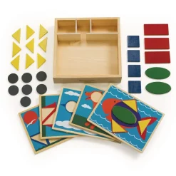 Beginner Pattern Block Puzzles - 35 Pieces