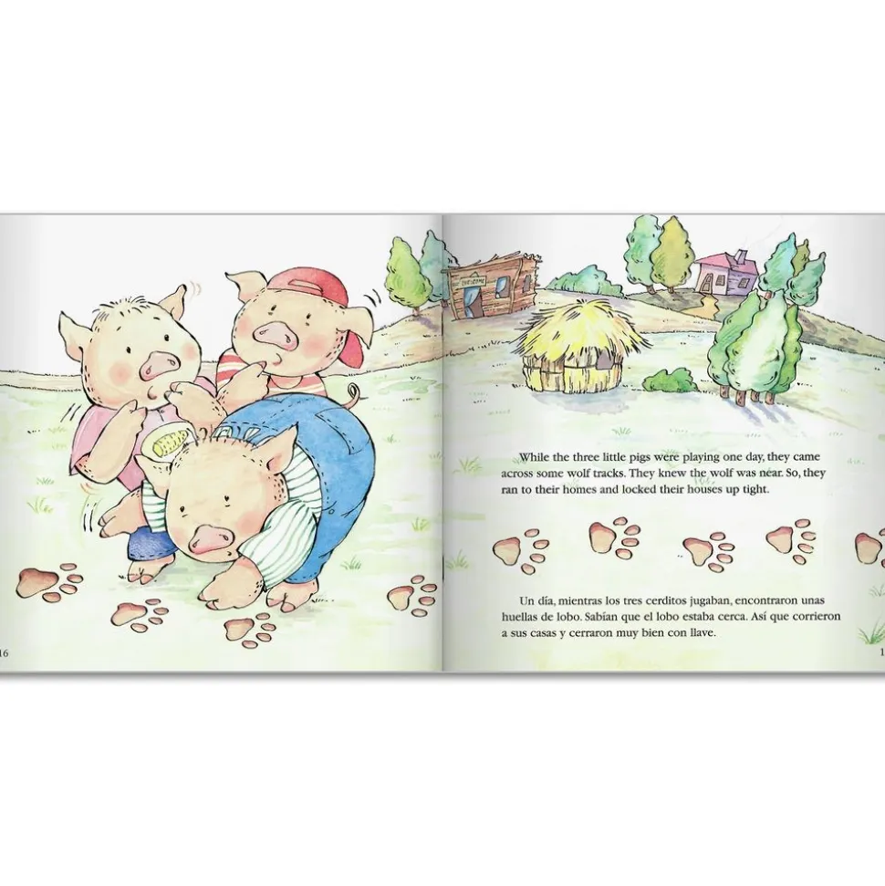 Beloved Three Little Pigs Fairy Tale Entrances Children Yet Again In English/Spanish Version