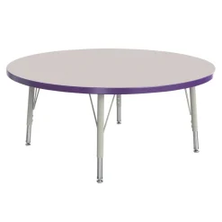 Berries® 36"Dia. Round Activity Table, 15" - 24" Leg Height - Purple