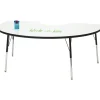 Berries Kidney Dry Erase Table 72" By 48"
