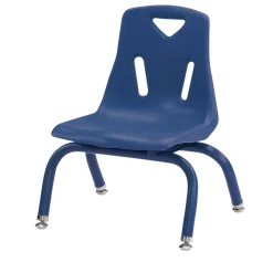 Berries® Single 8" Stacking Chair with Matching Legs - Blue