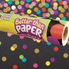 Better Than Paper Bulletin Board Roll - Colorful Confetti On Black - 1 roll