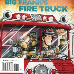 Big Frank's Fire Truck Paperback book