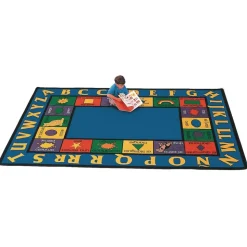 Bilingual 5'10" x 8'4" Rectangle Premium Carpet