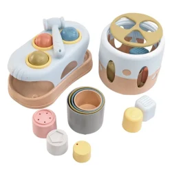 Bioplastic Baby Toy Set - 19 Pieces