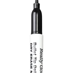 Black Bullet Tip Deluxe Dry Erase Markers - 12 markers