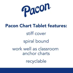 Blue Ruling Chart Tablet - 25 Sheets