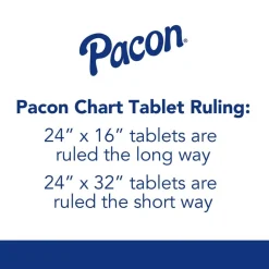 Blue Ruling Chart Tablet - 25 Sheets