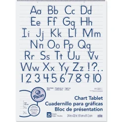 Blue Ruling Chart Tablet - 25 Sheets
