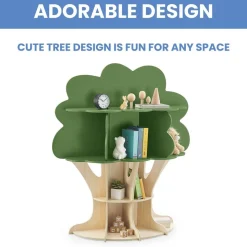 Book Tree Shelf Storage