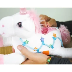 Bouncy Bands® Sensory Fidget Plush Unicorn 12