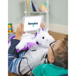 Bouncy Band® Washable Sensory Plush Unicorn Lap Pad - 5lbs