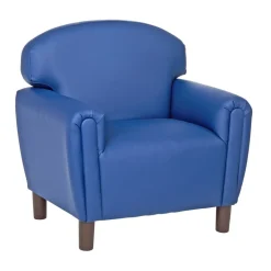Brand New World Preschool Enviro-Child Upholstery Chair - Deep Blue