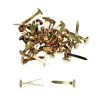 1" Brass Plated Paper Fasteners - 100 Pieces