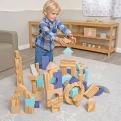 Build N' Play™ Toddler Soft & Smooth Unit Blocks Set of 80