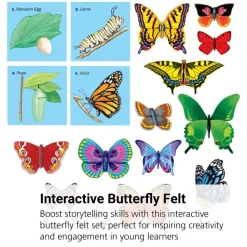 Butterflies Felt Set