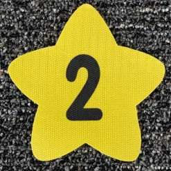 Carpet Mark-Its Move And Groove! Numbers Through 25 Task Cards Kit - 26 carpet spots, 20 task cards