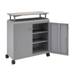Cascade® Mega Cabinet with Doors - Mobile Metal Storage