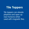 Castle Tile Toppers & Magnetic Tiles Kit - 140pcs