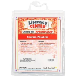 Centro de aprendizaje™: Cambia-Palabras (Spanish Change-AWord) - 1 literacy center