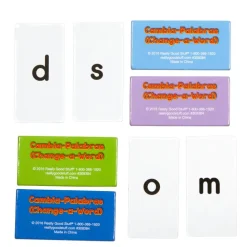 Centro de aprendizaje™: Cambia-Palabras (Spanish Change-AWord) - 1 literacy center