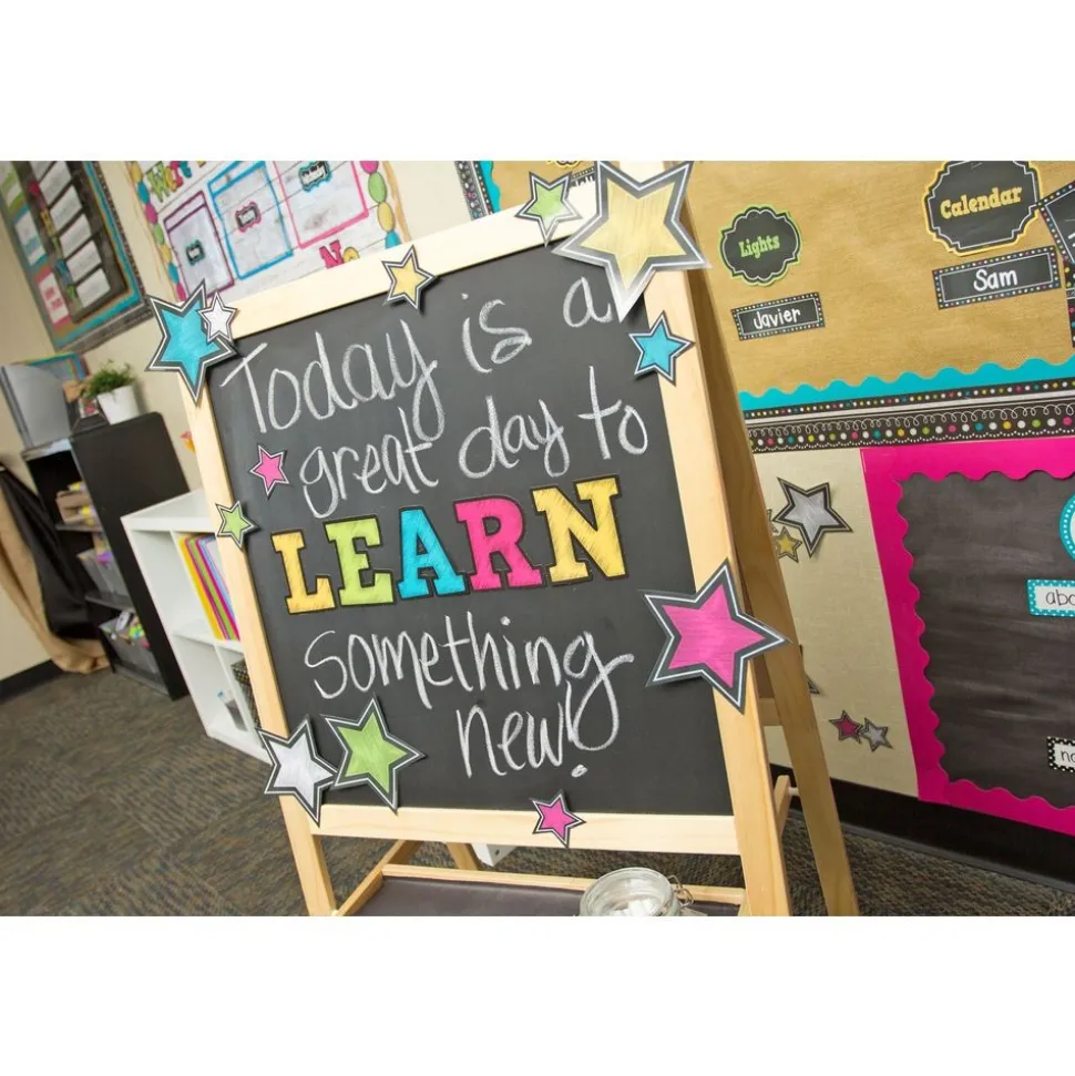 Chalkboard Brights Bold Block 4" Letters - 230 pieces