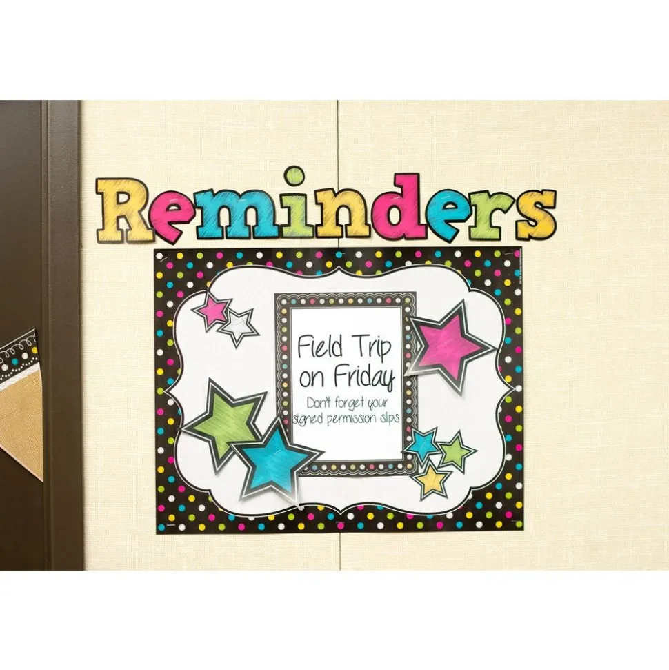 Chalkboard Brights Bold Block 4" Letters - 230 pieces