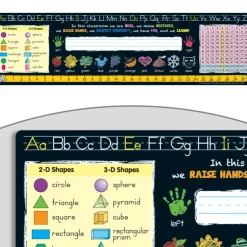 Chalkboard-Style Grades K-2 Self-Adhesive Deluxe Plastic Desktop Helpers™ - Set Of 24