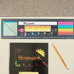 Chalkboard-Style Grades 3-5 Self-Adhesive Deluxe Plastic Desktop Helpers™ - Set Of 24