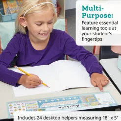 Chalkboard-Style Grades 3-5 Self-Adhesive Vinyl Desktop Helpers™ - Set Of 24