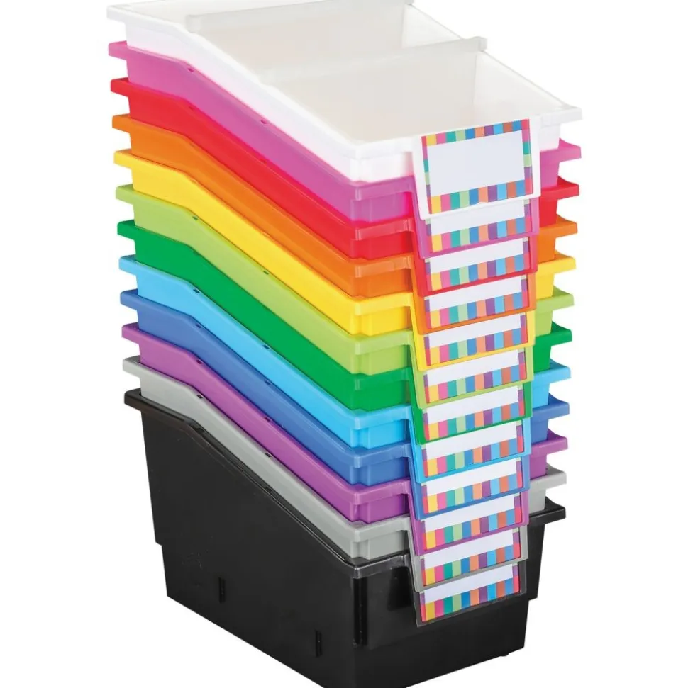 Chapter Book Bins - Rainbow - Set of 12
