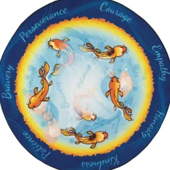 Character Koi Rug - Round