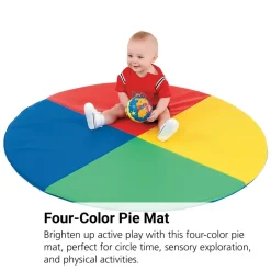 Children's Factory® Four Color Pie Mat