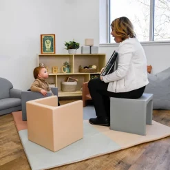 Children's Factory® 3-in-1 Cube Chair - Set of 4 - Elements