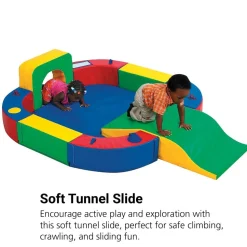 Children's Factory® Playring with Tunnel and Slide