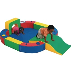 Children's Factory® Playring with Tunnel and Slide