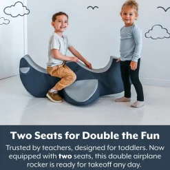 Children's Factory® Rocket the Rocker - Double Plane Soft Foam Rocker