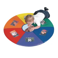 Children's Factory® See-Me Picture Mat - 36" Dia., Primary