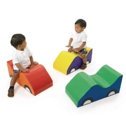 Children's Factory® Wide Infant Toddler Soft Cars - Set of 3