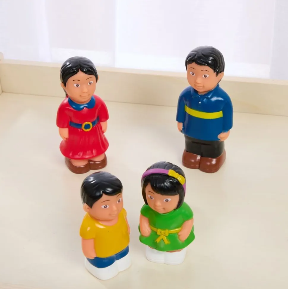 Chunky Asian Family Figures - Set of 4